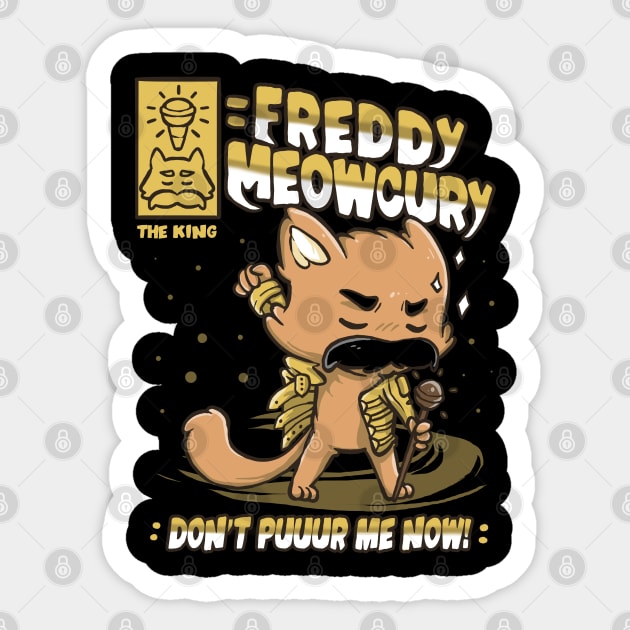 Freddy Meowcury Sticker by xMorfina